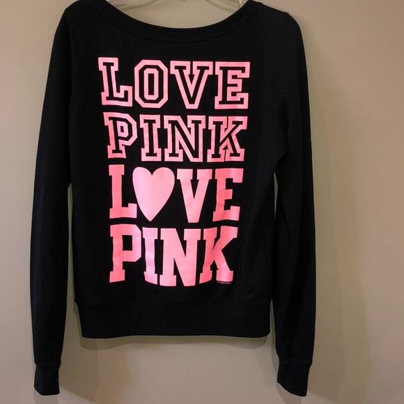 SOLD 🚫 VS Pink Crewneck - Picture 2 of 2
